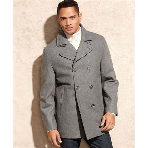 michael kors men's peacoat.